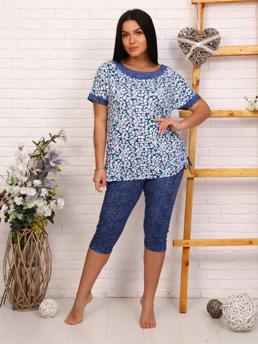 М152 Пижама Серенада (горох) - Иванушка-трикотаж фото 2