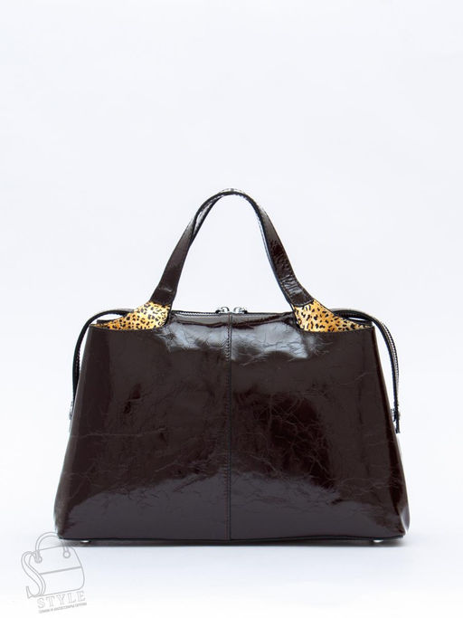 Сумка женская кожаная 9613-1S coffee Velina Fabbaino-Safenta в Новосибирске