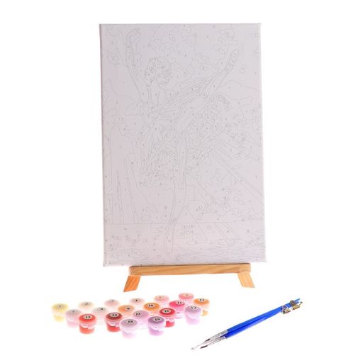 Картина по номерам на холсте с подрамником Балерина 20х30 см - Школа талантов фото 4