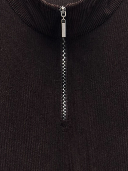 Толстовка из вельвета на молнии / Zarina