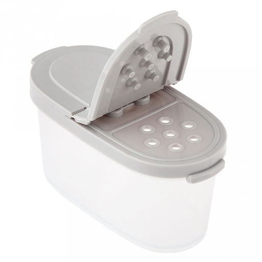 Контейнер для специй пластмассовый 120мл, 5х5х10,5см, смоки (Россия)