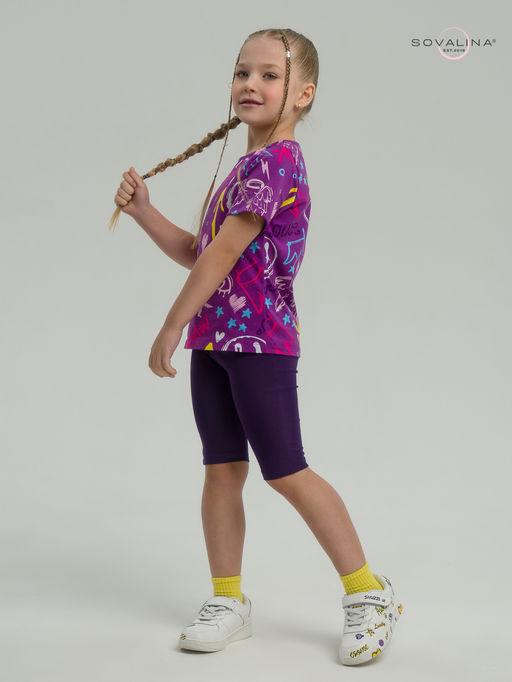 Костюм Актив граффити слива-фиолет - Sovalina фото 13