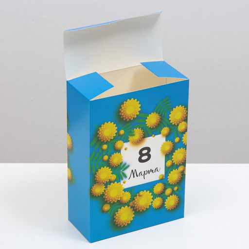 Цена за 10 шт. Коробка подарочная складная «Праздник весны», 16×23×7.5 см