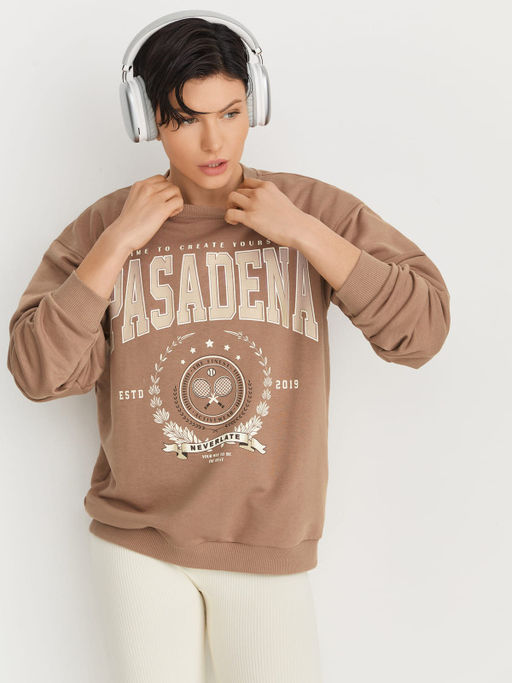 Свитшот PASADENA свободного силуэта - NEVERLATE фото 4