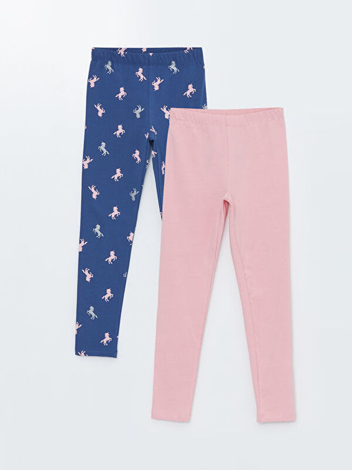 Beli Lastikli K?z ?ocuk Tayt 2li