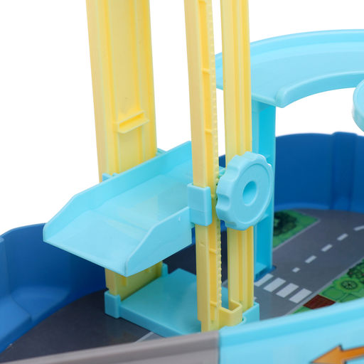 Парковка в рюкзаке Полицейская погоня, 3 машинки, 1 вертолёт - Автоград фото 4