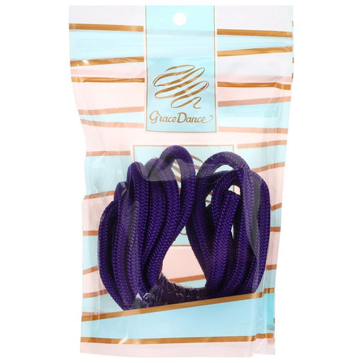 Скакалка гимнастическая утяжелённая Grace Dance, 3 м, 180 г, цвет фиолетовый  фото 3