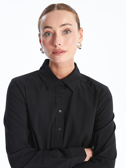 D?z Uzun Kollu Kad?n G?mlek