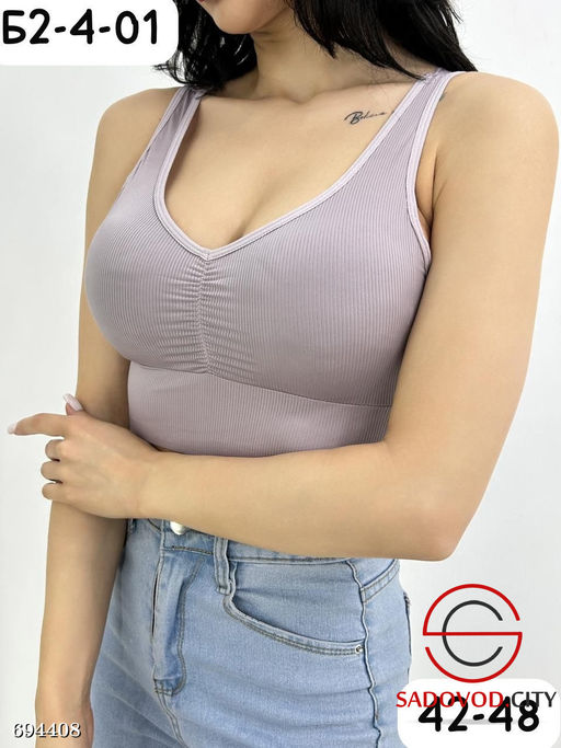 Топик женский с кружевом