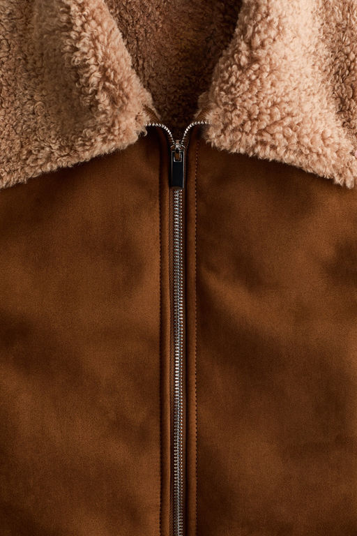 Chaqueta con cuello de borreguito - H&m фото 4
