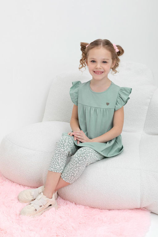 Crockid _ КР 5874/холодная мята к477 платье (туника) для дев