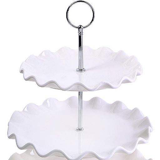 28953 Конфетница 3ярус 19,5-24-29,5 керам LR (х12) - Mayer&boch фото 2