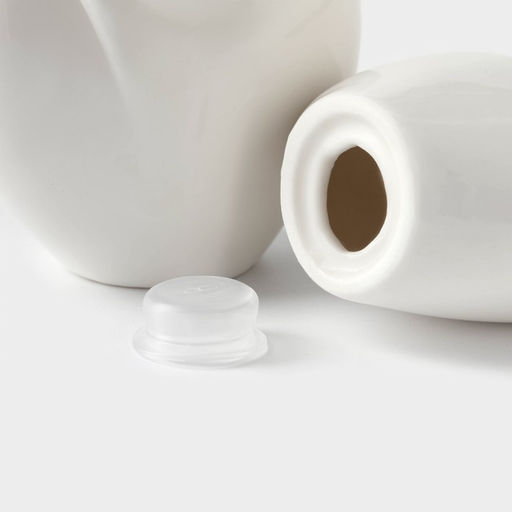 Набор для специй на подставке BellaTenero «Тепло сердец», 2 предмета: солонка 75 мл, перечница 75 мл, фарфор, белый