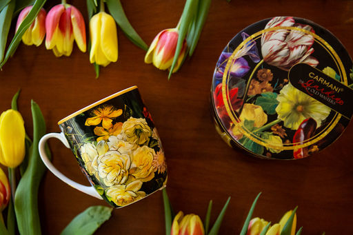 Кружка Натюрморт с тюльпаном, Х. Рейкерс, 0,4 л - Anna lafarg фото 7