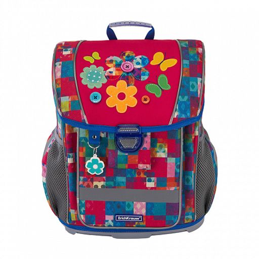 Цена за 1 шт. Ученический ранец с пластиковым дном ErichKrause® ErgoLine® 16L Patchwork  фото 2