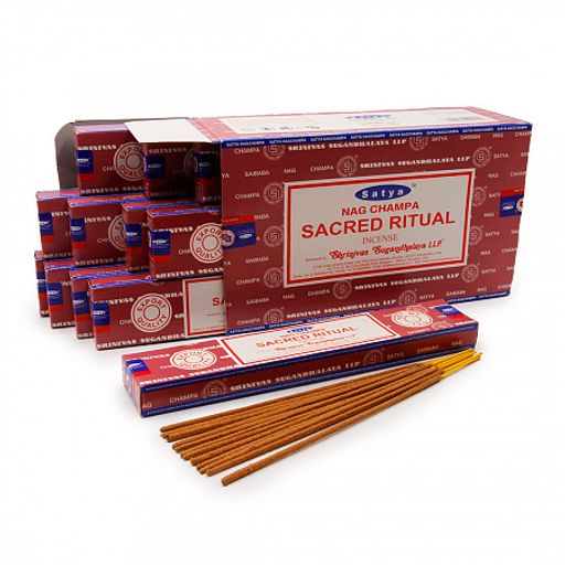 Благовония Satya M Sacred Ritual Священный ритуал 15gm уп-12шт