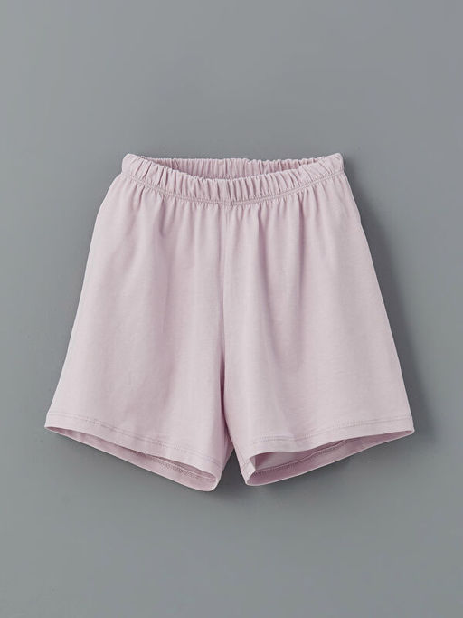 Bisiklet Yaka K?z ?ocuk ?ortlu Pijama Tak?m?