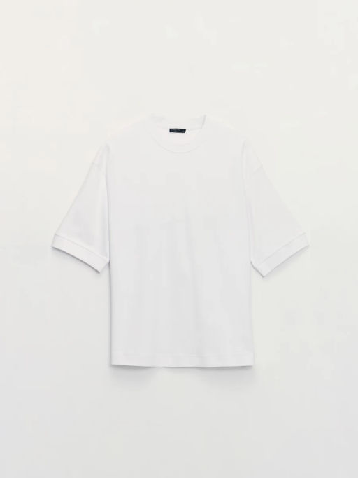 Футболка relax fit из хлопка интерлок / Zarina