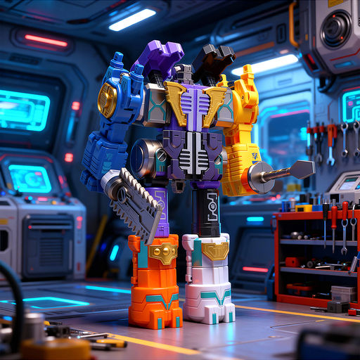 Робот "Призма" трансформирующийся, в коробке