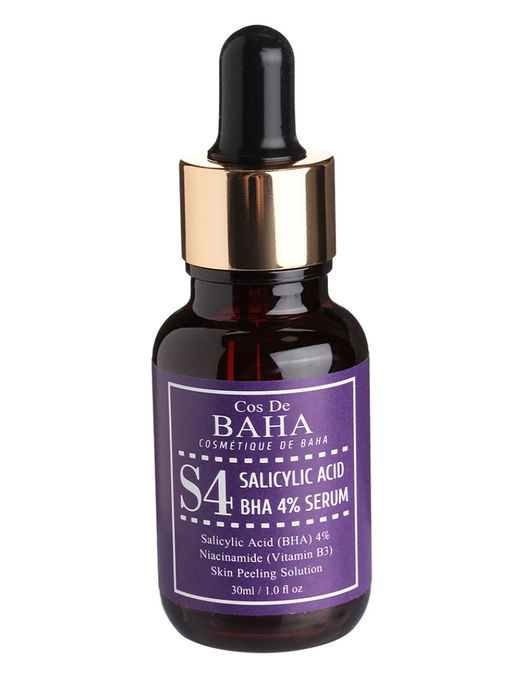 Cos de Baha Salicylic BHA Acid 4% Serum (S4), 30ml - Кислотная сыворотка для проблемной кожи  фото 3