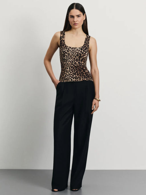 Базовый топ с широкими бретелями / Zarina  фото 2