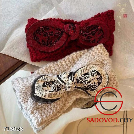 Тёплая повязка для волос женская - Bruno фото 2