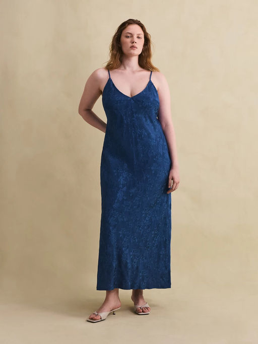 Платье макси из жаккардовой вискозы ZR2607022906-40 / Zarina  фото 6