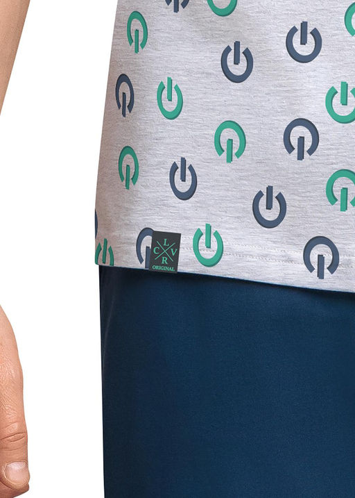 CLE MHP540813 Футболка муж. меланж св.серый - Clever wear фото 3