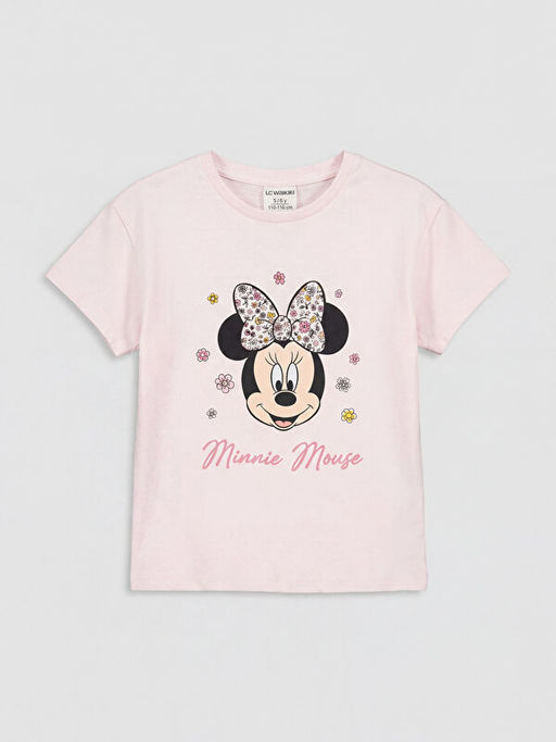 Minnie Mouse Bask?l? K?z ?ocuk Ti??rt ve Tayt