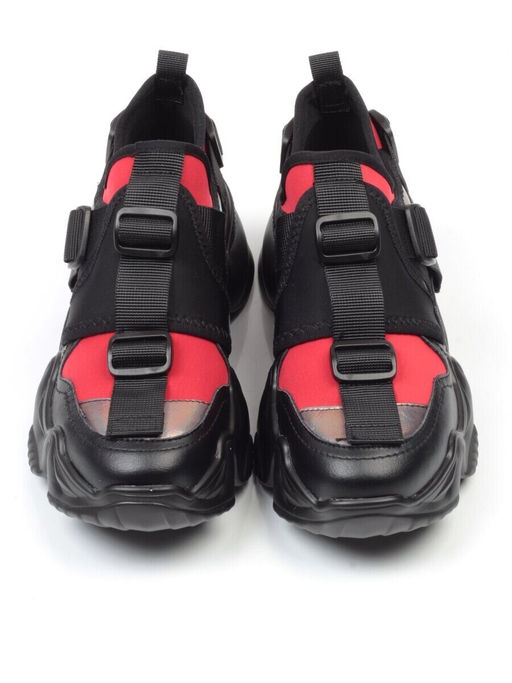 05-FDG103-3P BLACK Кроссовки женские (натуральная кожа, текстиль)