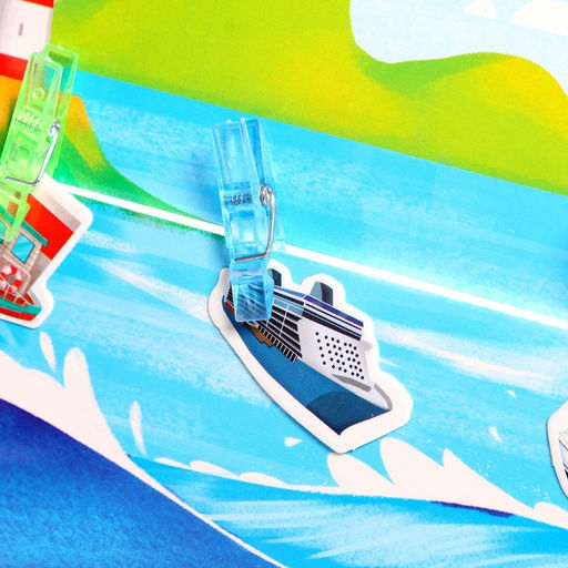 IQ- игра с прищепками «Транспорт»