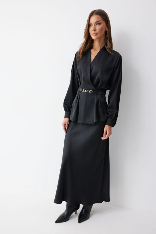 Юбка LYUSHe 4238 черный  фото 4