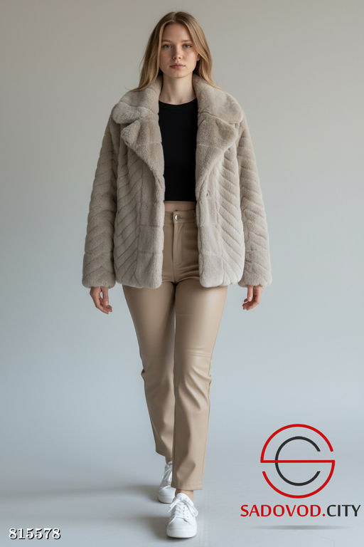 Эко шуба из искусственного меха - Bruno фото 3