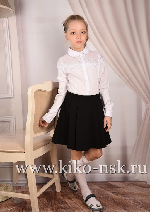 1516 Юбка школьная пышная - Kiko фото 14