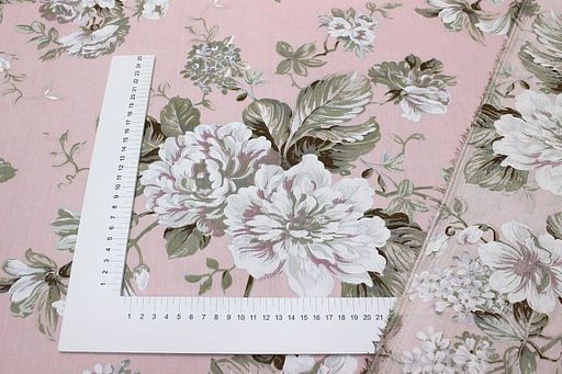 Сатин Свежесть весны, ш.2.35м, хлопок-100%, 110гр/м.кв - Купава фото 3