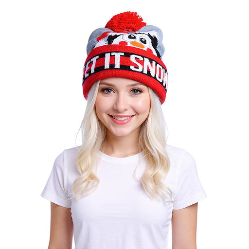 Шапка "Новогодний пингвин"