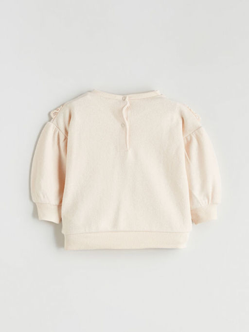 Bebe Yaka K?z Bebek Sweatshirt