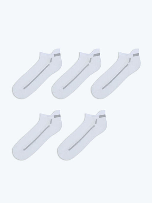 ?izgili Erkek Patik ?orap 5li