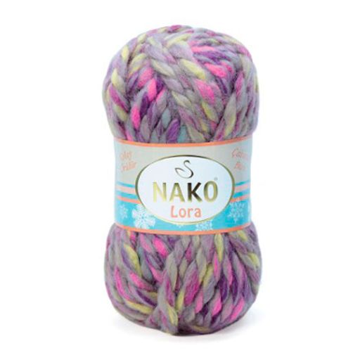 Цена за 5 мотков пряжи LORA print