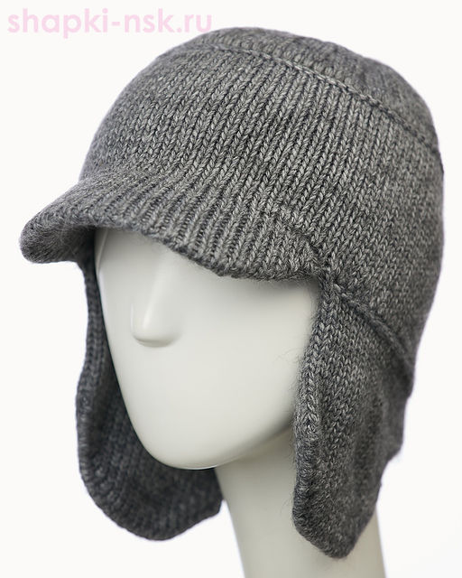 Нукер Ушанка мужская флис (56-58)