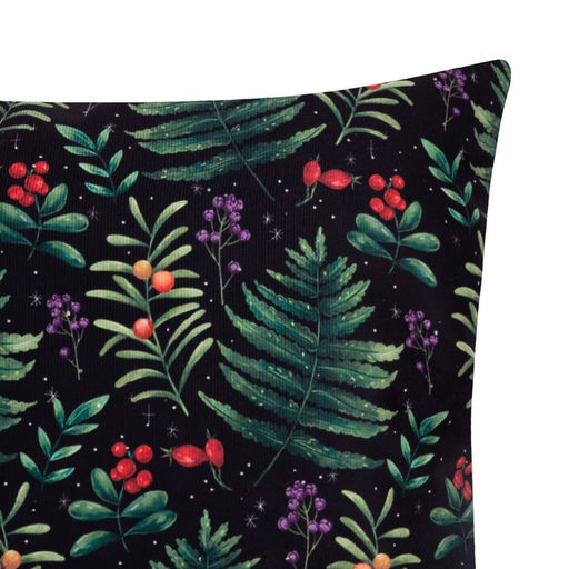 Наволочка декоративная «Этель. Папоротник», 40×40 см, велюр