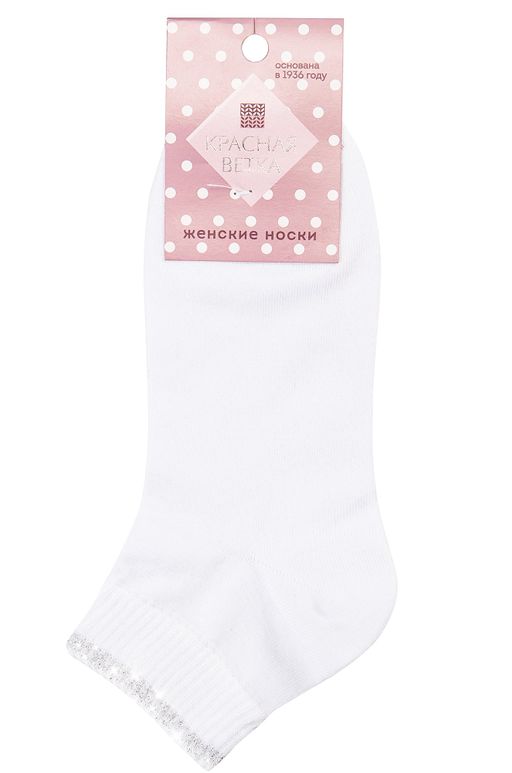 Носки женские с люрексом Красная ветка