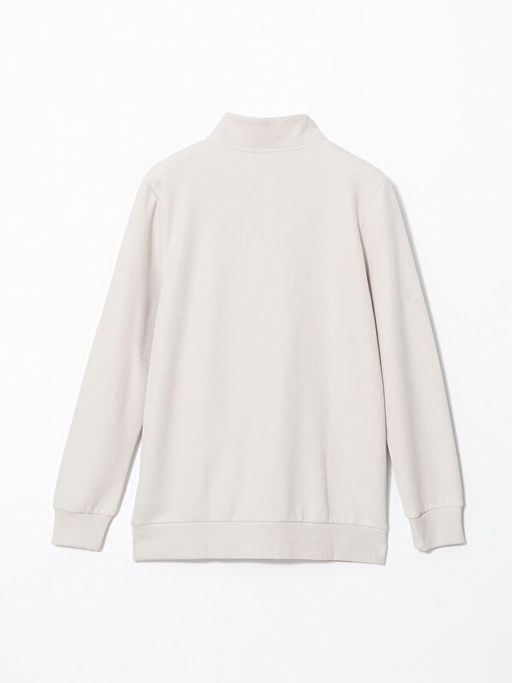 Dik Yaka Uzun Kollu Erkek Sweatshirt - Waikiki фото 2