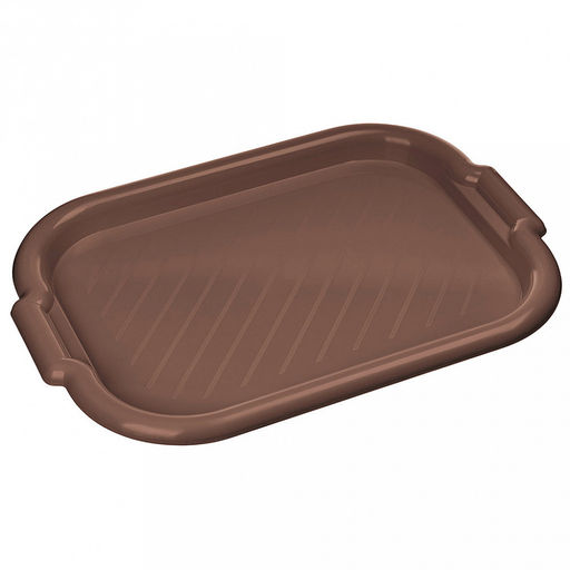 "Verona" Поднос пластмассовый 50,5х36х3см, темно-коричневый (Россия)