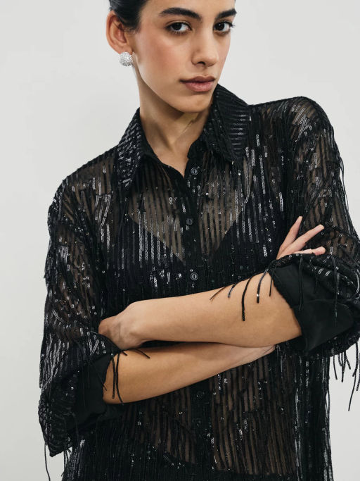 Блузка с пайетками / Zarina