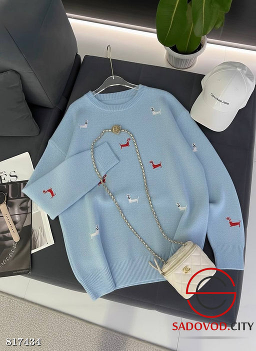 Теплая кофта с таксами - Bruno фото 7