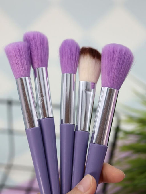 Набор кистей для макияжа "Magic 13", 13 кистей, purple