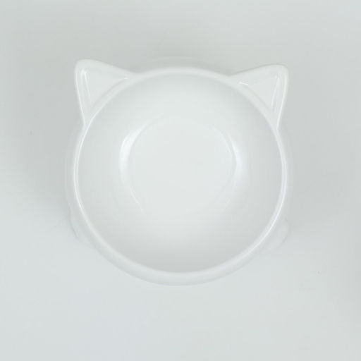 Миска керамическая Киса на подставке-лапках 200 мл 13 х 12 х 8 см, белая - Пижон фото 4