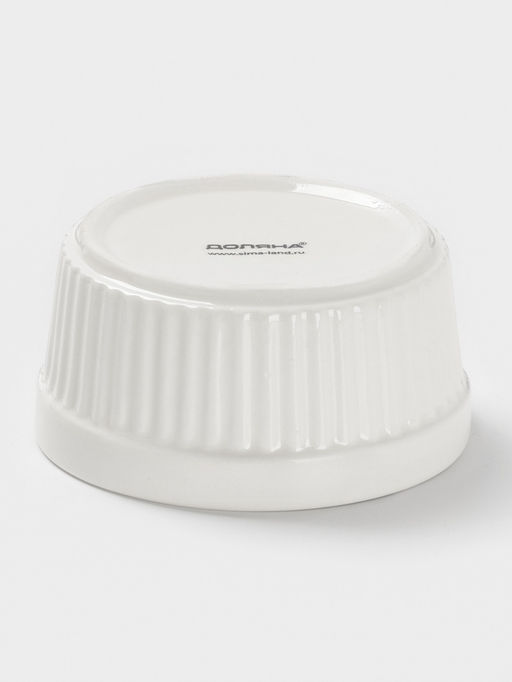 Рамекин Доляна White Label, 260 мл, 10×5 см, фарфор, белый