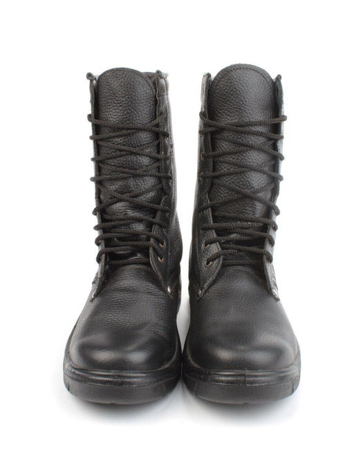 05-9001 BLACK Ботинки зимние мужские (искусственная кожа, искусственный мех)